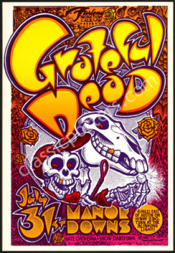 AOR 4.159 Grateful Dead Manor Downs Poster