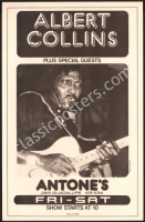 1988 Albert Collins Antones Poster