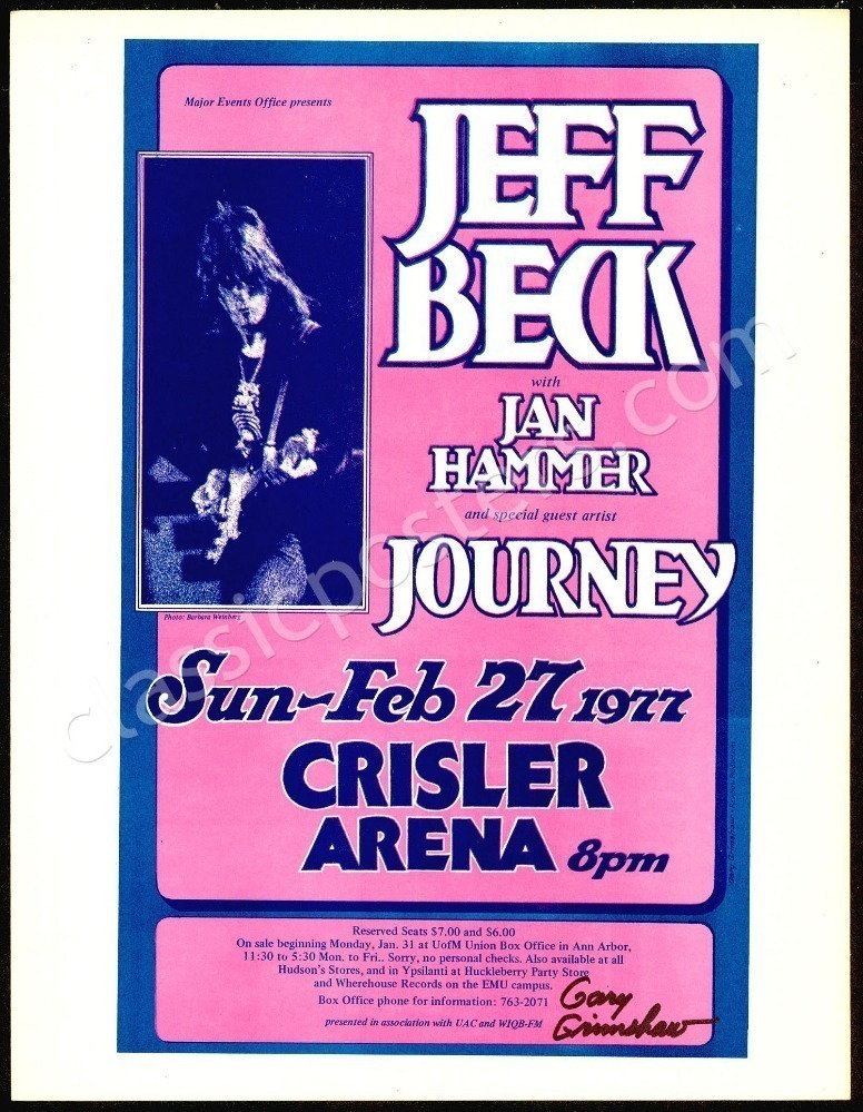 JEFF BECK JapaTour 2009 パンフレット おまけ付き Jeff Beck / Japan Tour 2009 Concert Original Promo Poster B2