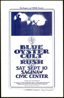 Signed Blue Oyster Cult Poster