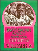 Signed Savoy Brown The Park Poster