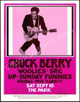 Popular Signed Chuck Berry Poster