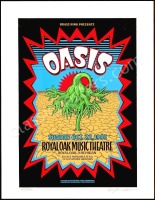 Signed 1995 Oasis Poster