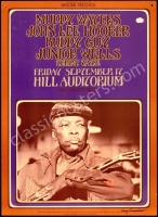 Signed Hill Auditorium Blues Show Poster