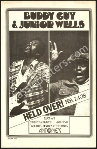 Buddy Guy and Junior Wells Antones Poster