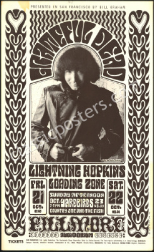 Popular Original BG-32 Jerry Garcia Poster