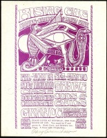Signed Rising Eye Grande Handbill