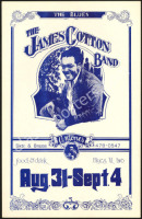 Striking 1977 James Cotton Band Poster