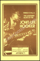 Wonderful John Lee Hooker Antones Poster