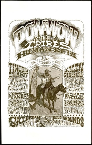 Popular Original AOR 2.215 Human Be-In Poster