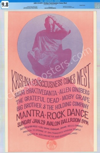 Certified AOR 2.18 Grateful Dead Poster
