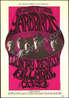 Very Nice Original BG-33 The Yardbirds Poster