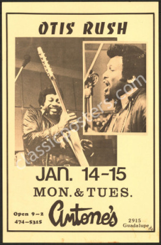 Otis Rush Antones Poster