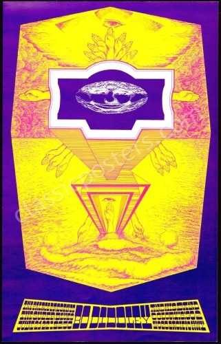 Colorful Bo Diddley San Diego Poster