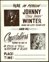 Killer Johnny "Cool Daddy" Winter Tour Blank