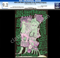 Scarce AOR 2.205 Big Brother & The Holding Company Handbill