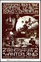 Two Interesting Black Ink Only Posters from The Fillmore
