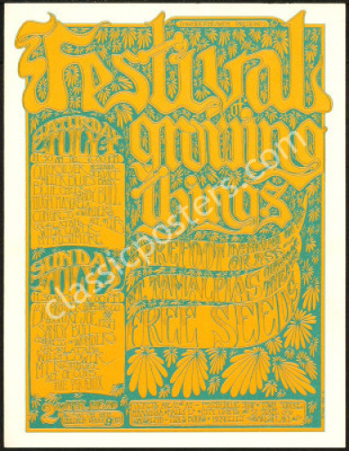 Popular Festival of Growing Things Handbill