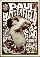 Scarce Original FD-3 Paul Butterfield Poster