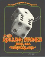 Superb Signed Original BG-289 Rolling Stones Poster