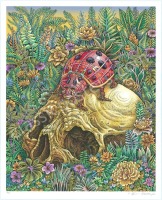Signed Emek Lady Bug Art Print