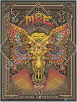 Signed Moe Red Rocks Poster