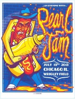 2013 Pearl Jam Chicago Poster