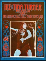Scarce Ike & Tina Turner Review Hill Auditorium Poster