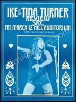Signed Ike & Tina Turner Progressive Proof Poster