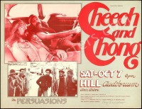 Signed Cheech and Chong Hill Auditorium Poster