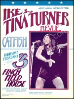 Gorgeous Signed Ike & Tina Turner Poster
