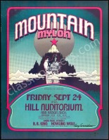 Rare Signed Mountain Hill Auditorium Poster