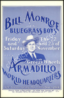 Scarce Bill Monroe Armadillo Poster