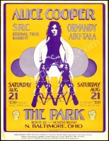Signed Alice Cooper The Park Poster
