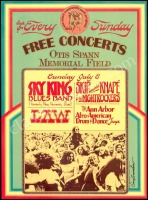 Signed Free Concerts Poster