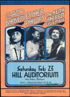 Signed Two-Sided Hill Auditorium Poster