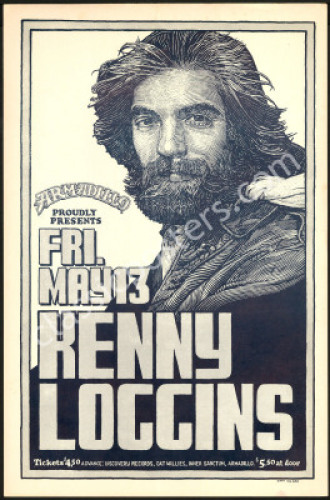 Kenny Loggins Armadillo World Headquarters Poster