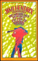 Popular Jimi Hendrix Masonic Auditorium Postcard