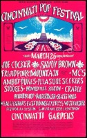Rare Cincinnati Pop Festival Card