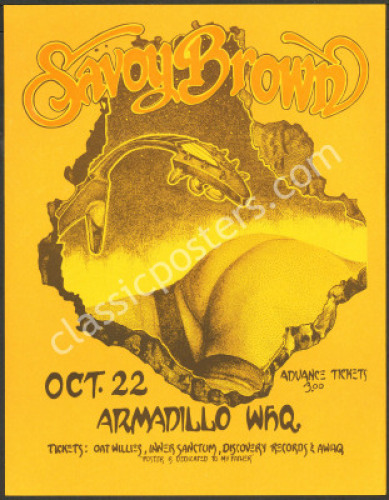 Savoy Brown Armadillo Variant Poster