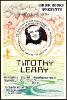 Rare Timothy Leary Armadillo Poster