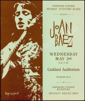 1962 Joan Baez Earlham College Handbill