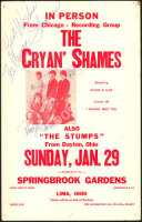Unique Autographed 1967 Cryan Shames Poster