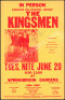 Rare Signed 1967 Kingsmen Poster