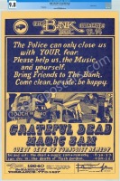 Scarce AOR 3.92 Grateful Dead The Bank Poster