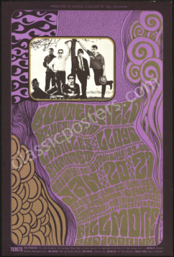 Gorgeous BG-46 Paul Butterfield Poster