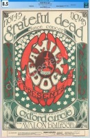 Dual Signed Original FD-33 Grateful Dead Poster
