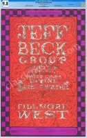 Beautiful Signed BG-148 Jeff Beck Poster
