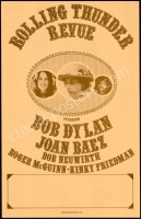 Rare Original Bob Dylan Rolling Thunder Review Tour Blank Poster