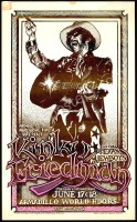 1975 Kinky Friedman Armadillo Poster